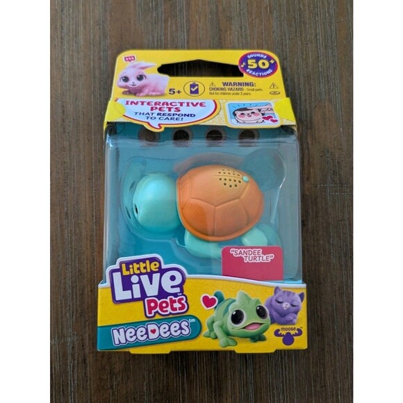 Little Live Pets NeeDees SANDEE TURTLE Interactive Pets Collectible Toy (2024) - Picture 1 of 5